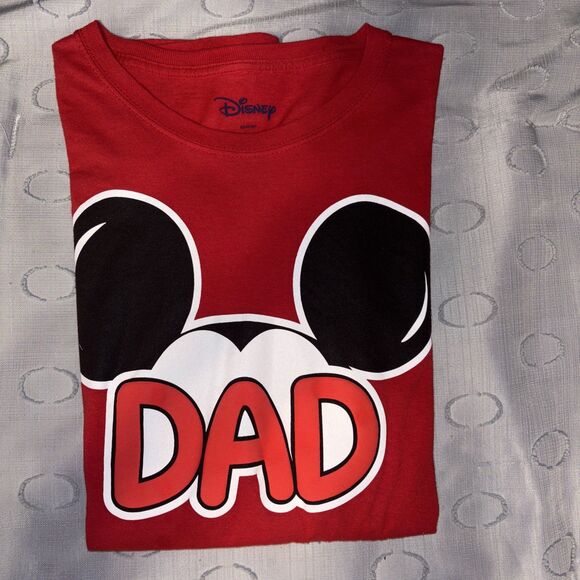Walt Disney Mickey Ears “Dad” T-Shirt Size L - Picture 5 of 5